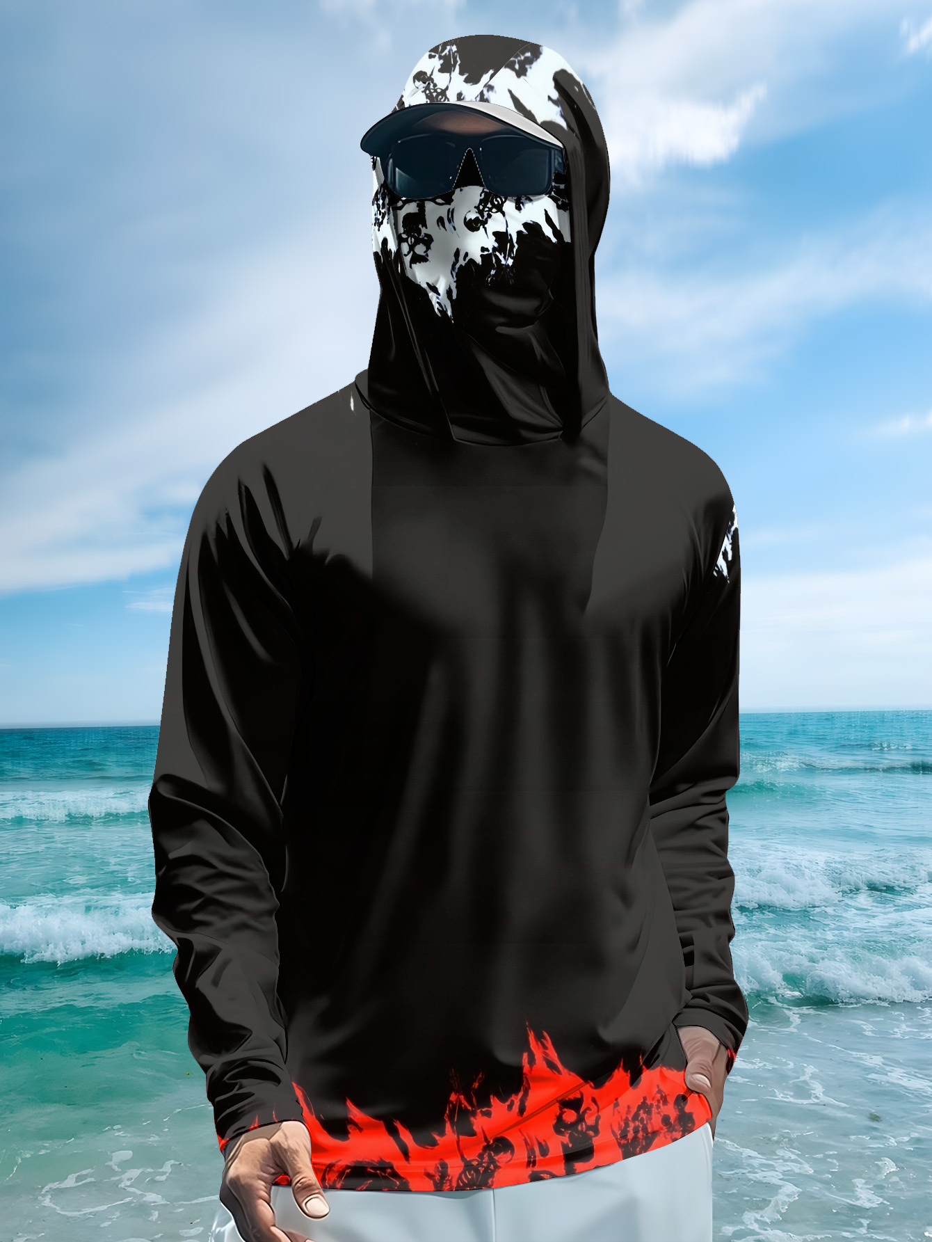 قميص صيد رجالي بأكمام طويلة، م - مراجعة Fishing Shirt Uv Protection وسعره