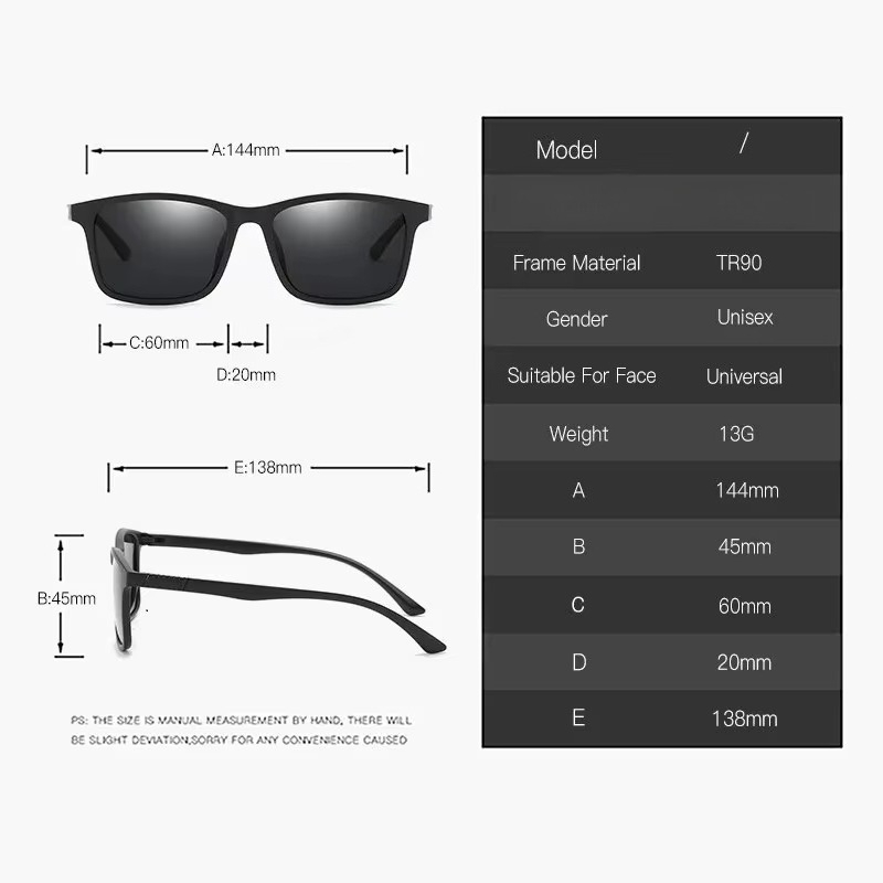 نظارات شمسية كلاسيكية للرجال،  - مراجعة Fishing Sunglasses Polarized وسعره