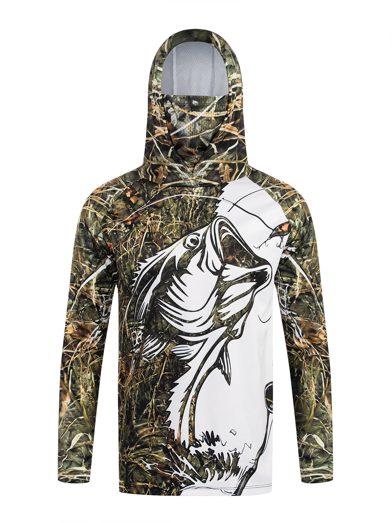 قميص صيد رجالي بغطاء للرأس، بأ - مراجعة Fishing Shirt Uv Protection وسعره
